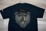 Cali Bear T-Shirt - Navy Blue